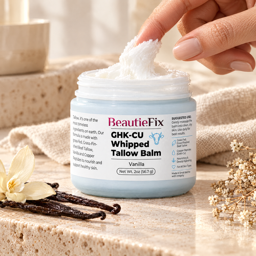 Scooping BeautieFix GHK-Cu Whipped Tallow Balm